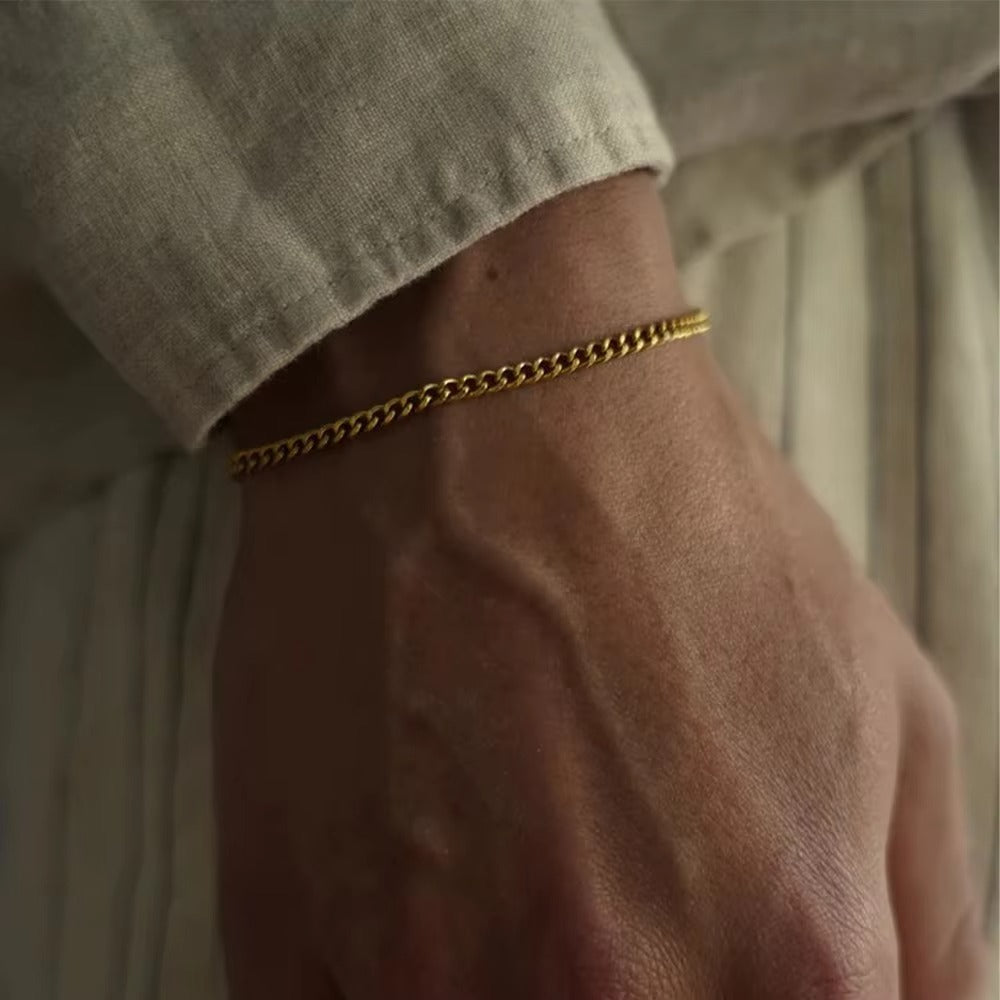 To My Husband - Cuban Chain Bracelet
