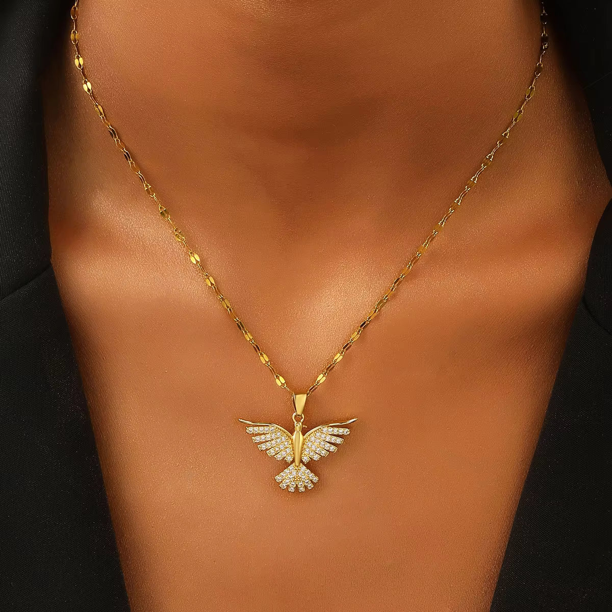Wings of Strength Necklace – Mum, My Protector