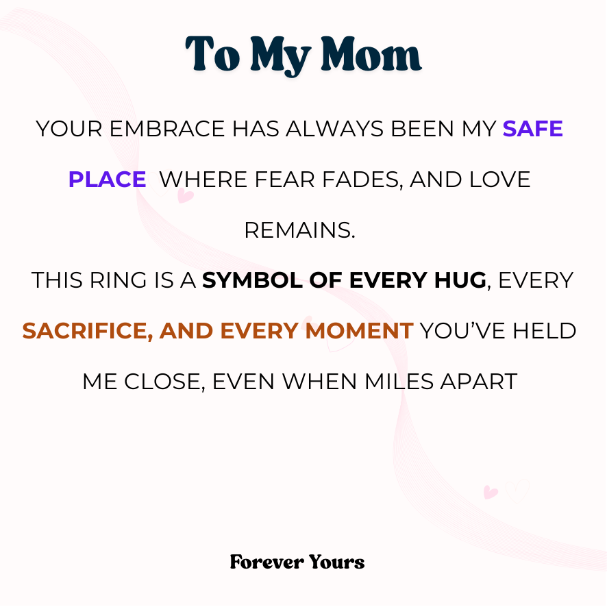 Hold Me Close Ring - Always Near