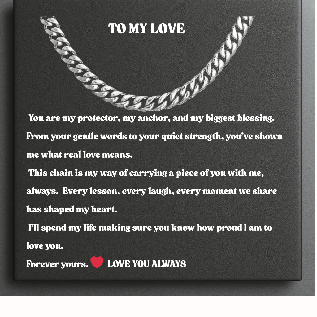 To My Dearest Boyfriend Steel Pulse Necklace - Heartbeat of Us