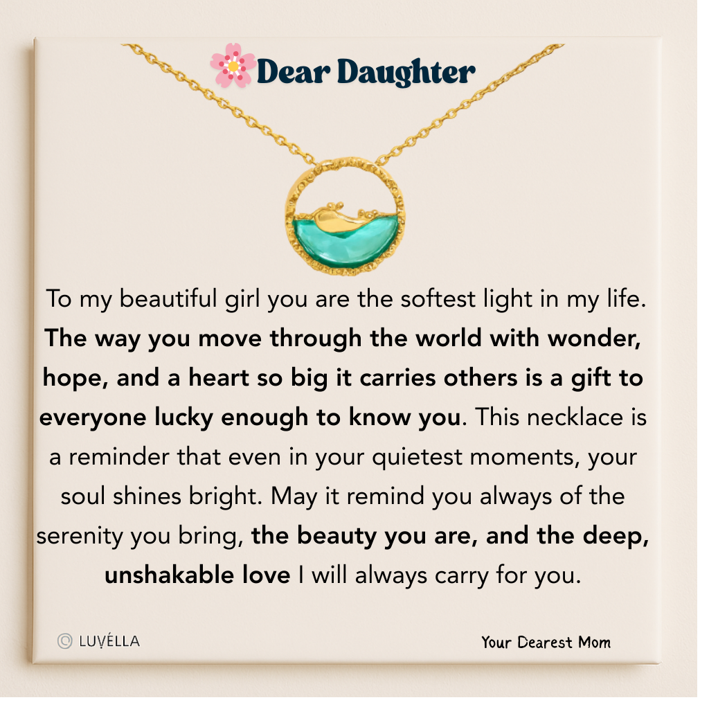 To My Daughter Soul Serenity Necklace - Calm in My Heart