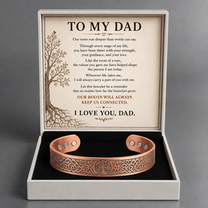 To My Dad - Our Roots Run Deep Tree of Life Bracelet