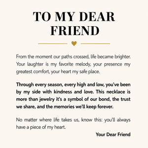 To My Dear Friend Eternal Knot Necklace - Chosen Family