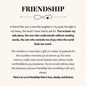 To My Dearest Friend -  Eternal Knot Necklace