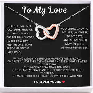 Double Heart Necklace - Forever Linked