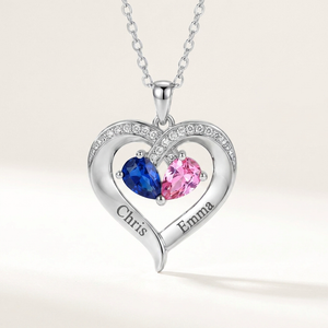 To My Wife - Personalised Birthstone Necklace For The Love Of My Life