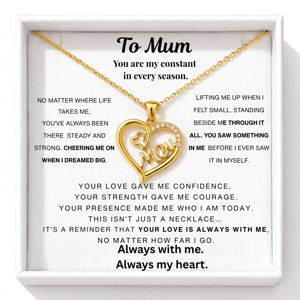Forever Mum Necklace -  My Constant in Every Season
