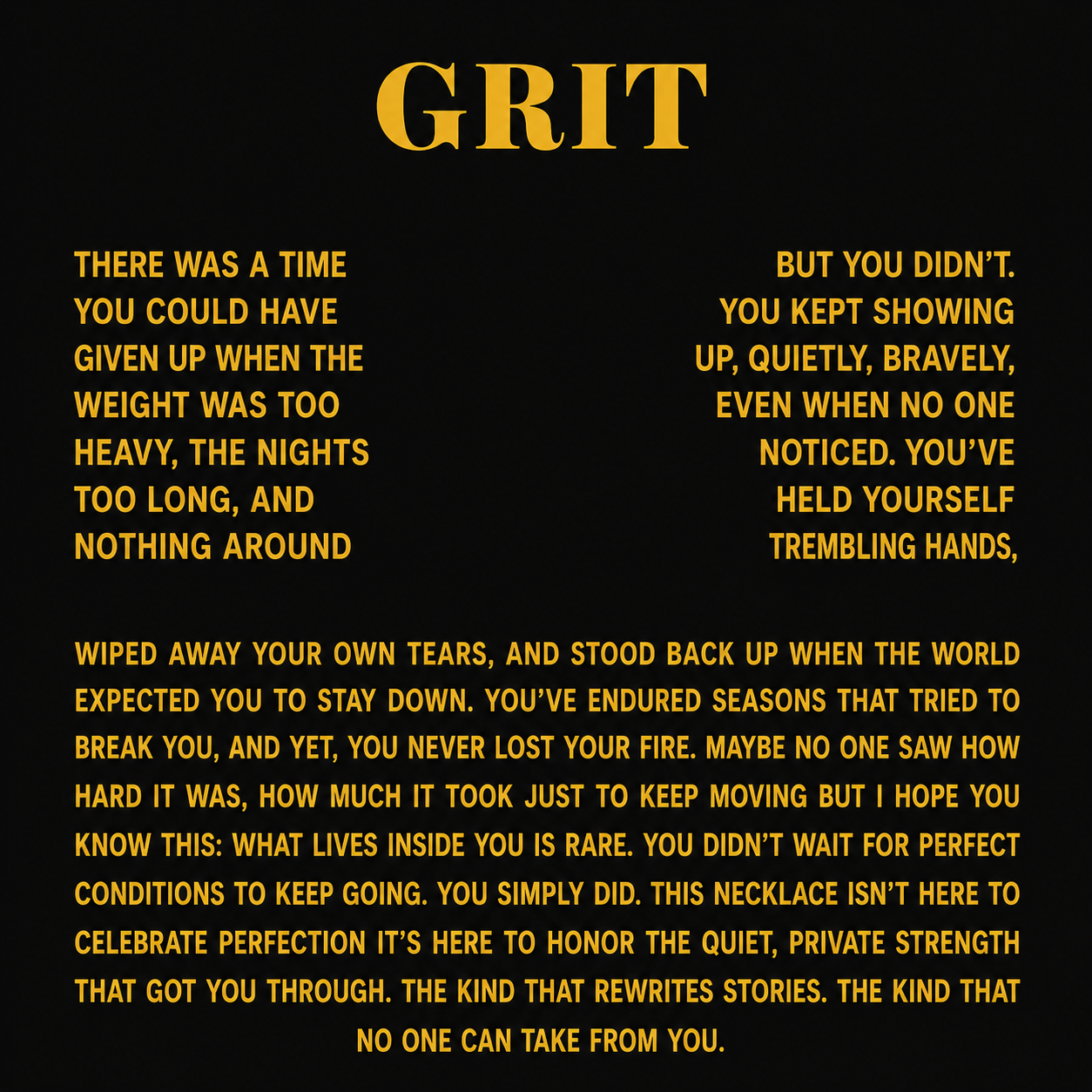 Grit & Grace Eternal Knot Necklace - Tough, Tender, Timeless