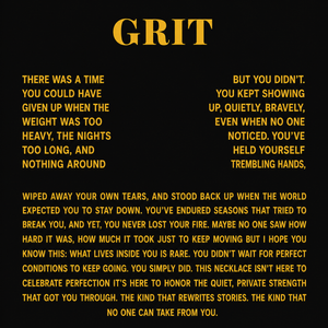 Grit & Grace Eternal Knot Necklace - Tough, Tender, Timeless
