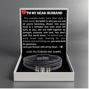 To My Husband Legacy Loop Bracelet - Love That Lasts