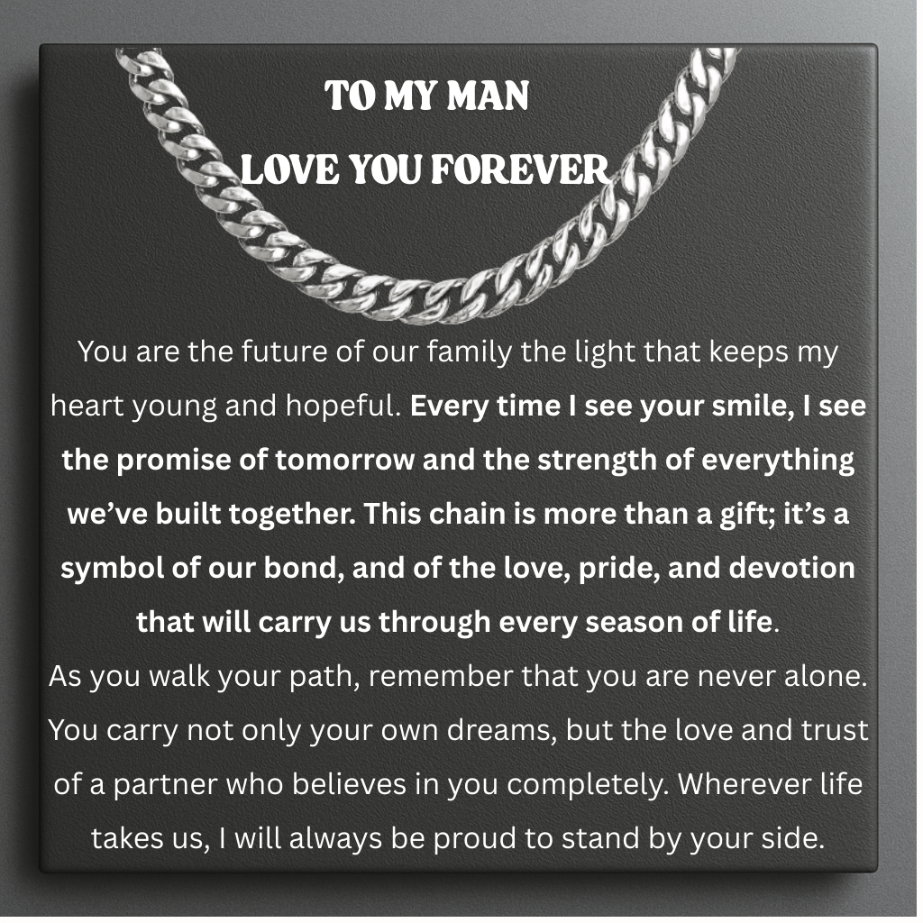 To My Man Steel Pulse Necklace - Heartbeat of Us