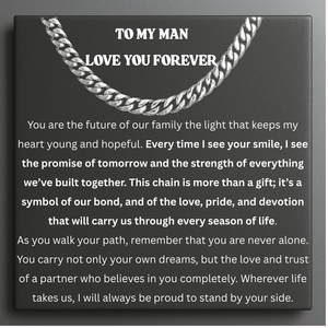To My Man Steel Pulse Necklace - Heartbeat of Us