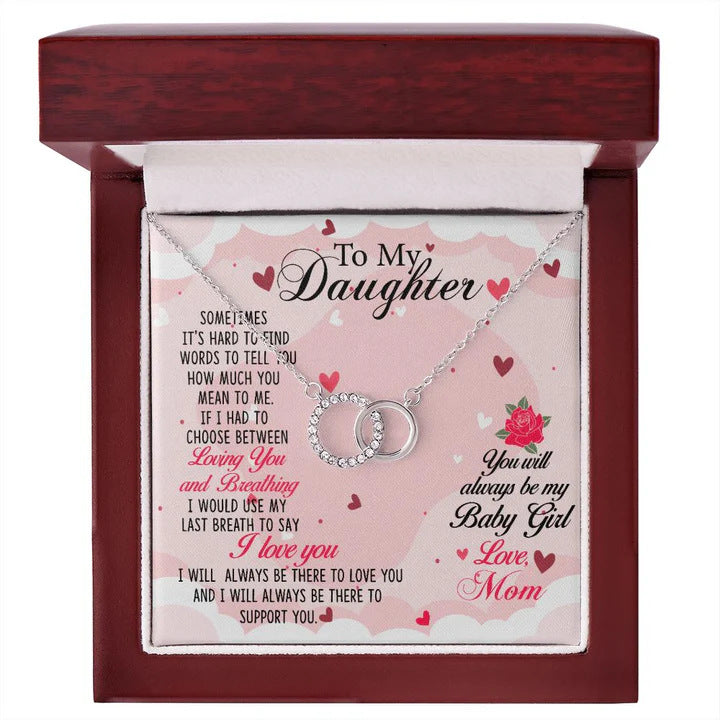 Dear Daughter - Circle of Love Necklace - Forever My Daughter