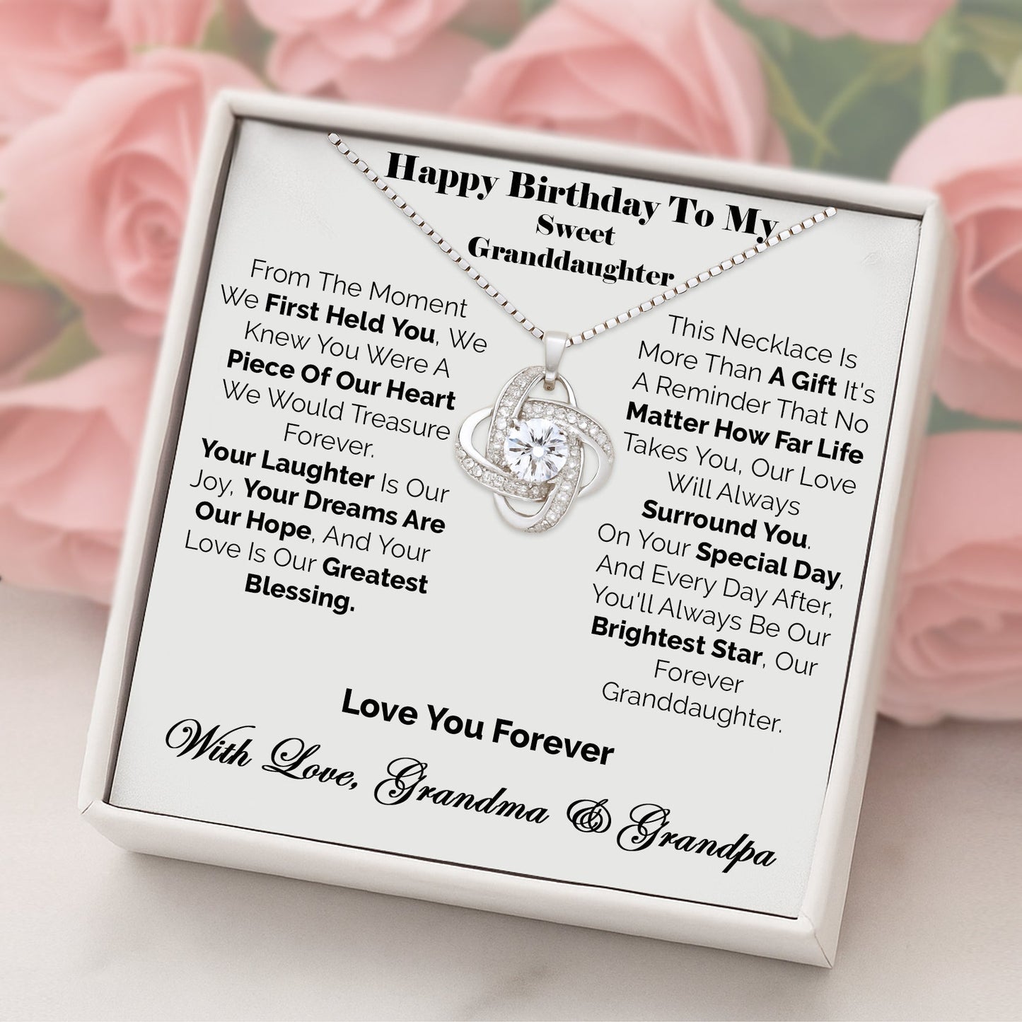 Happy Birthday Dear Granddaughter - Love without end