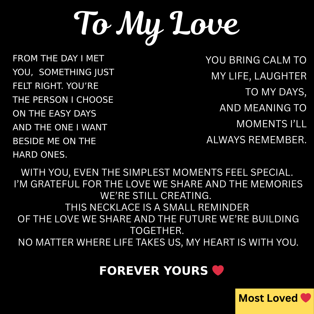 Heart Necklace – My Heart Is Yours
