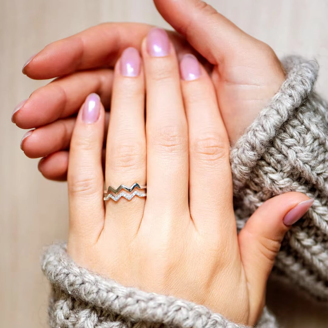 To Daughter Highs and Lows Ring with Love From Mum and Card