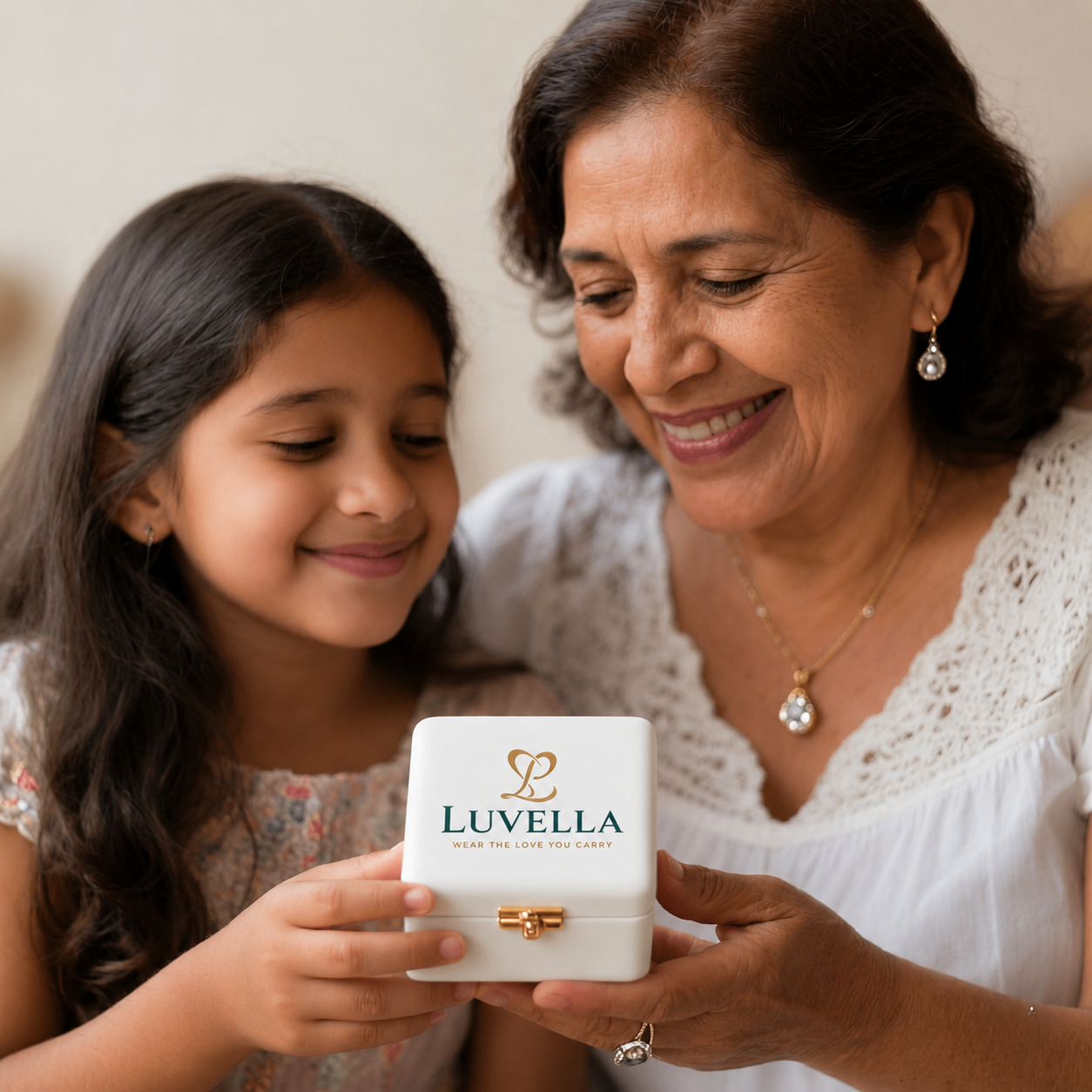 To My Daughter Mother & Daughter Eternal Knot Necklace - Two Hearts One Forever