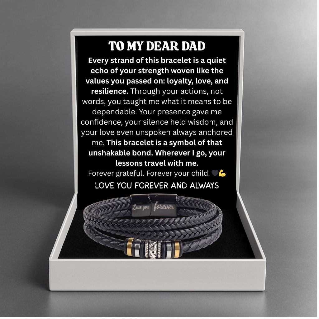 Legacy Loop Bracelet – Dad, Strength Passed Through Generations