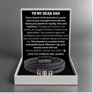 Legacy Loop Bracelet – Dad, Strength Passed Through Generations