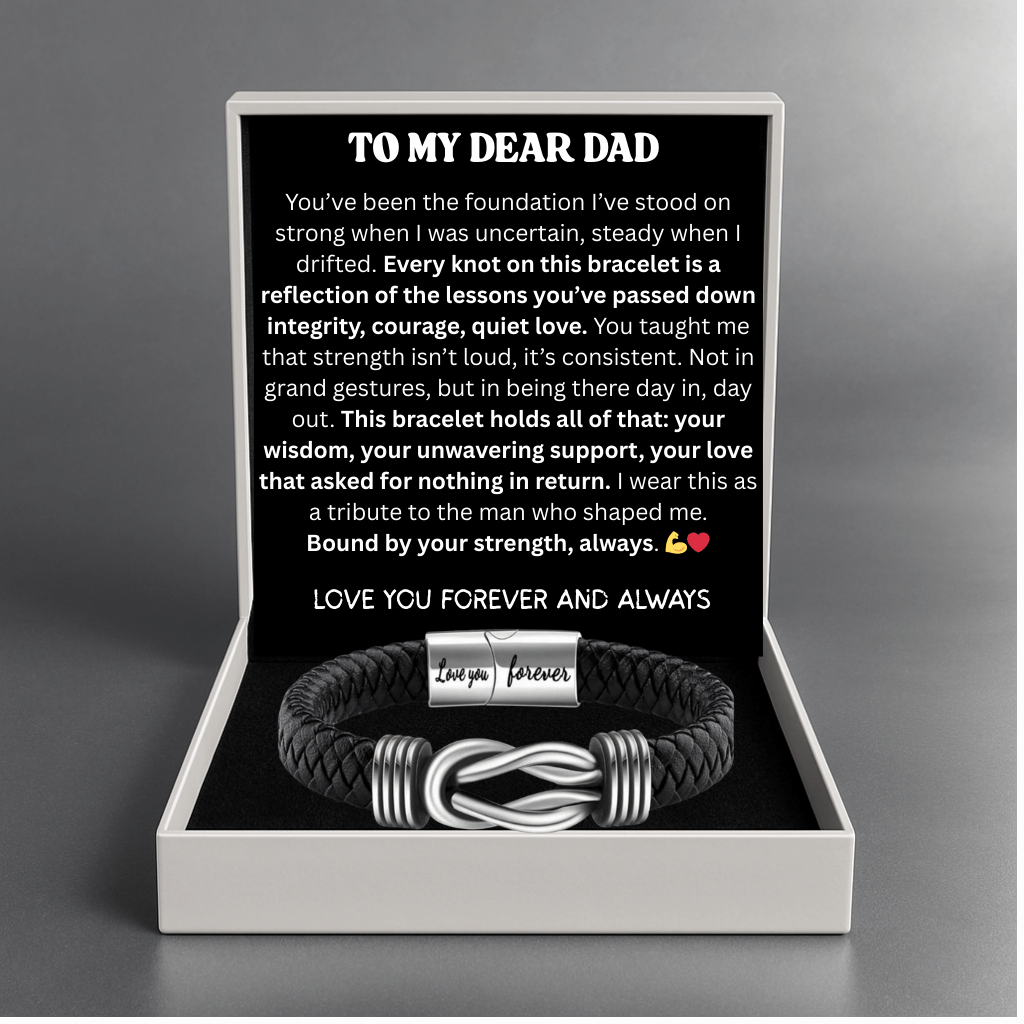 Bound by Strength Bracelet -  Dad, Our Unbreakable Bond