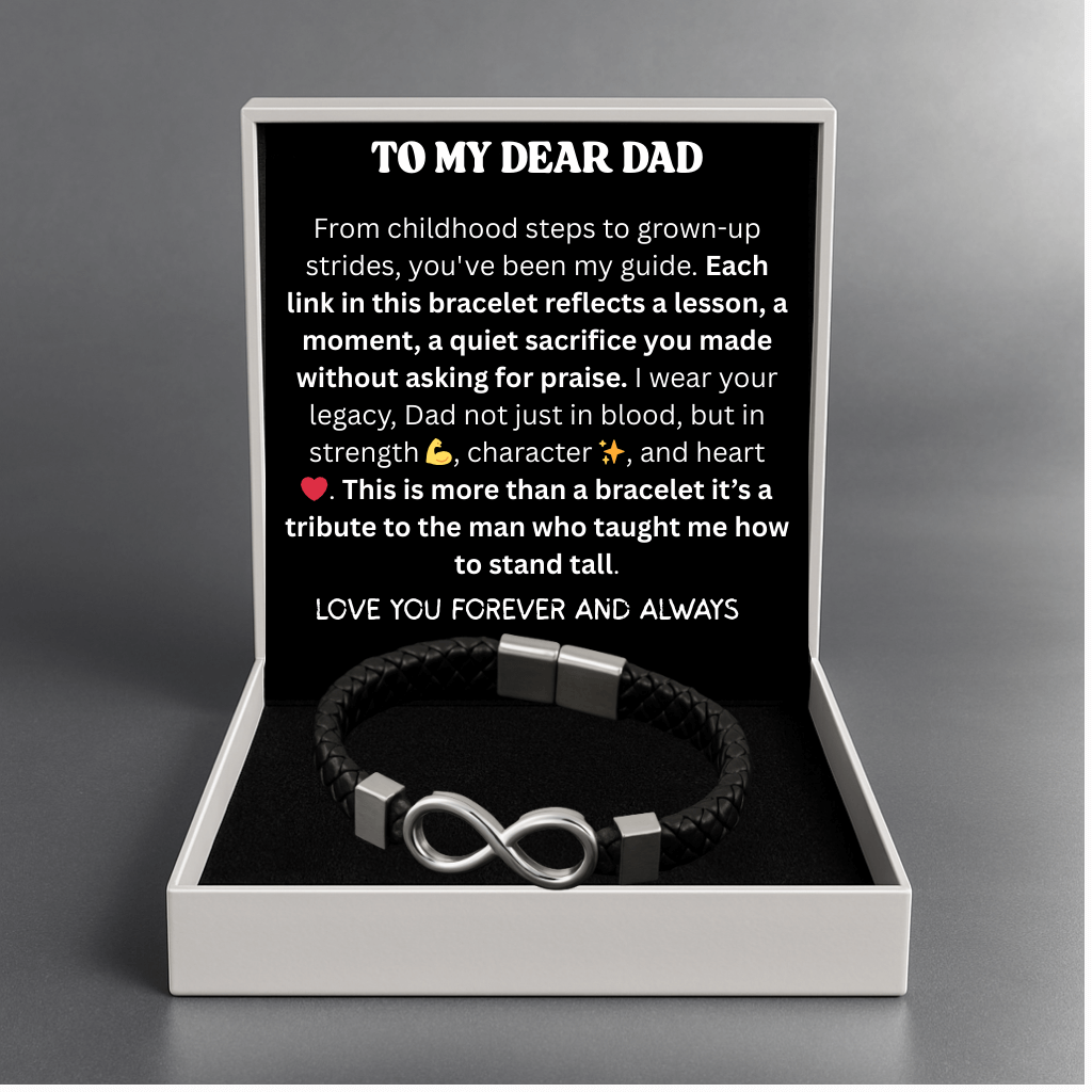 To My Dad Infinite Valor Bracelet - My Everyday Hero