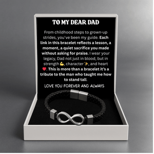 To My Dad Infinite Valor Bracelet - My Everyday Hero