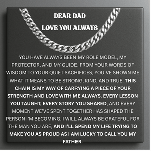 To My Dad Steel Pulse Necklace - My Greatest Strength