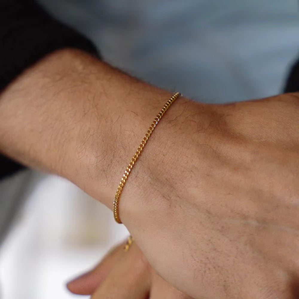 To My Husband - Cuban Chain  Bracelet