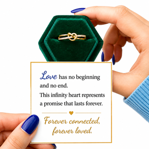 Infinity Heart Promise Ring