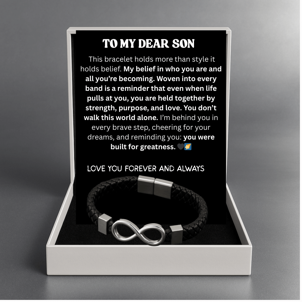 Dear Son Infinite Valor Bracelet - Be Brave, Be Kind