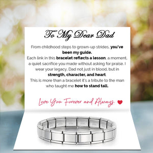 Timeless Links Bracelet  - Dad, My Unbreakable Anchor
