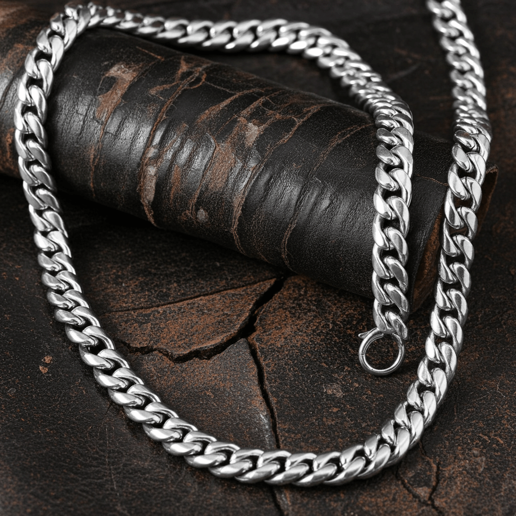 To My Son - Always With You - Strength and  Protection Cuban Chain Necklace