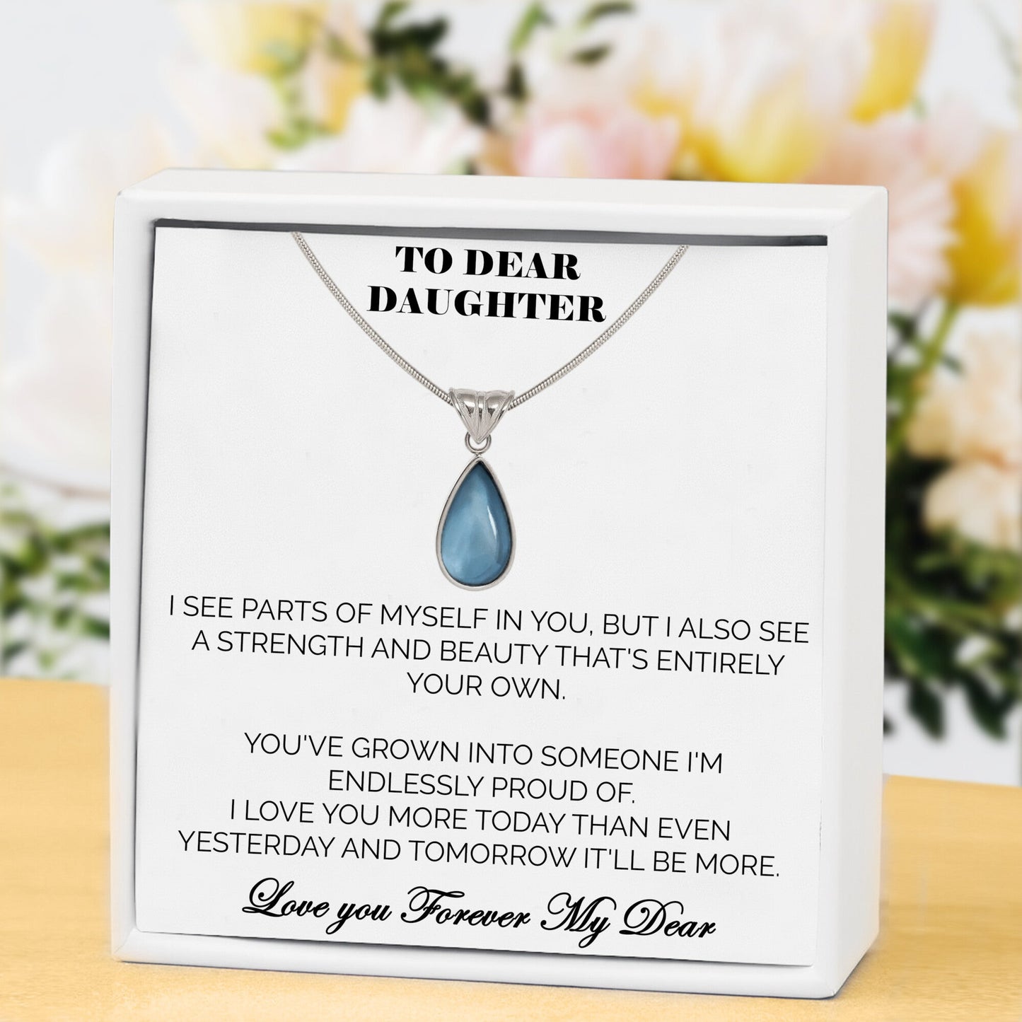 To My Daughter Whispering Willow Necklace - Grow With Grace