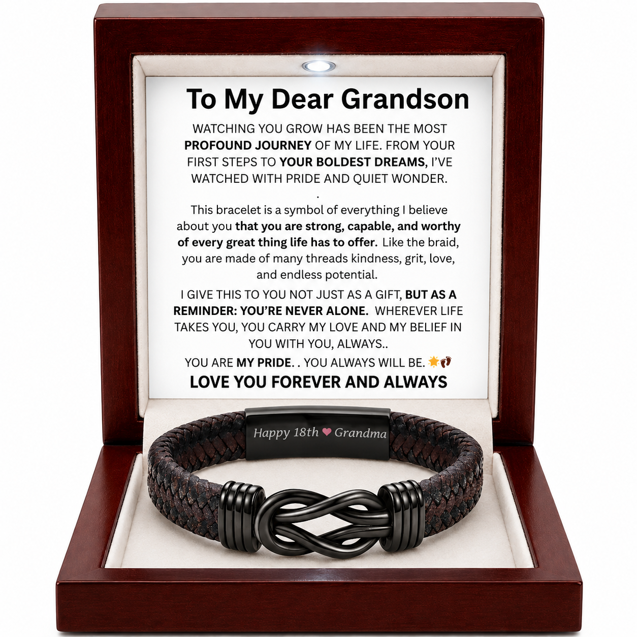 To My Grandson - A Promise of Strength & Love