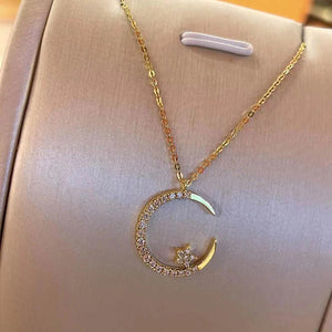 To My Granddaughter My Guiding Star Necklace - You Light My World