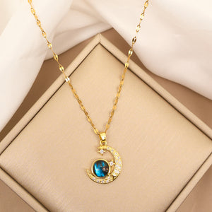 To My Wife Moonlit Soul Necklace - You Light My Night