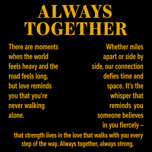 Empowerment Always Together Necklace - Side by Side Always
