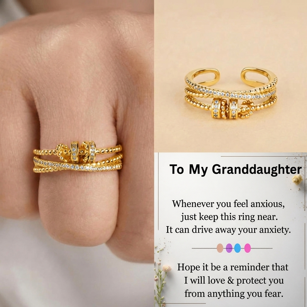 Embrace the Stillness Ring To Granddaughter - Peace You Can Wear