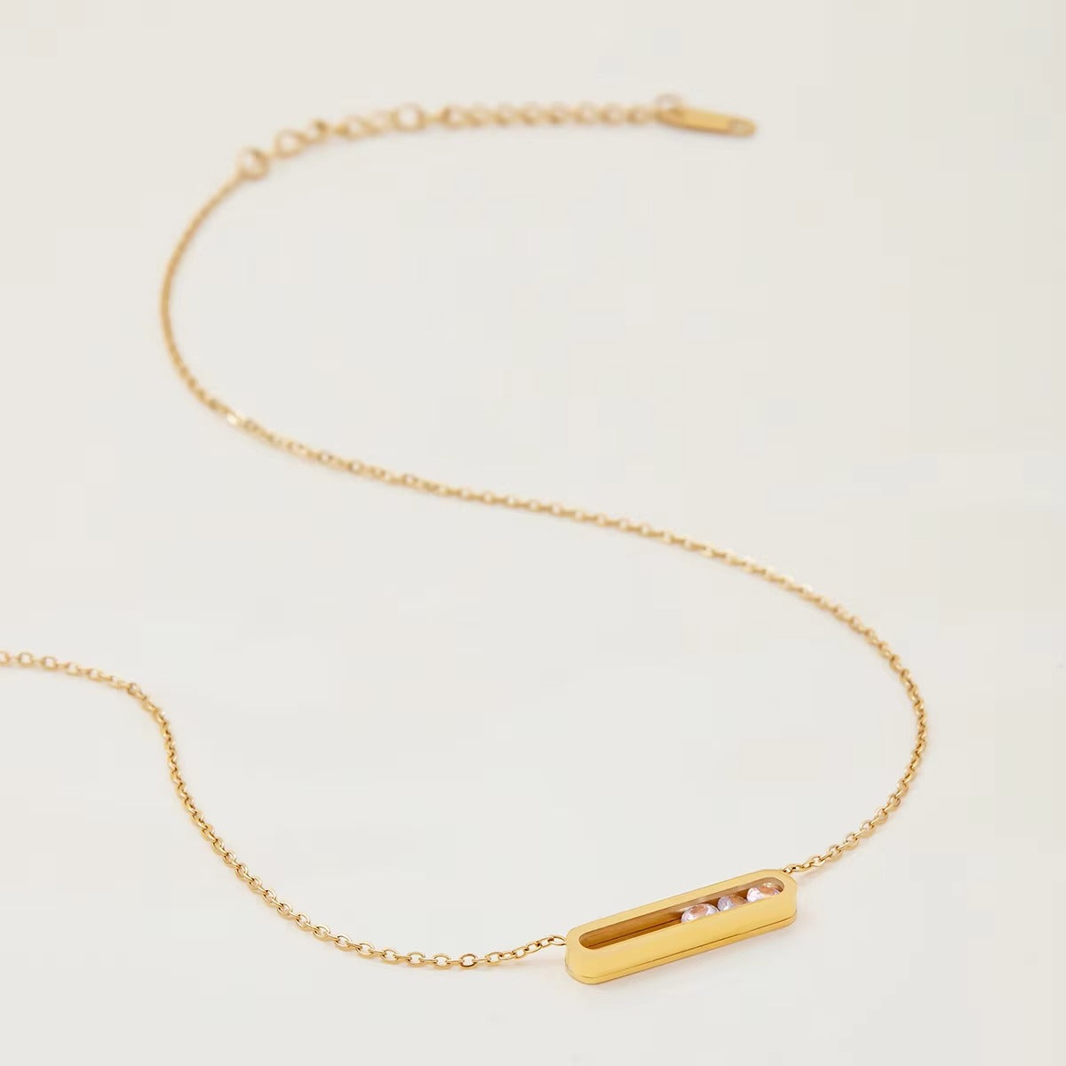 Always My Granddaughter Bar Necklace Gift