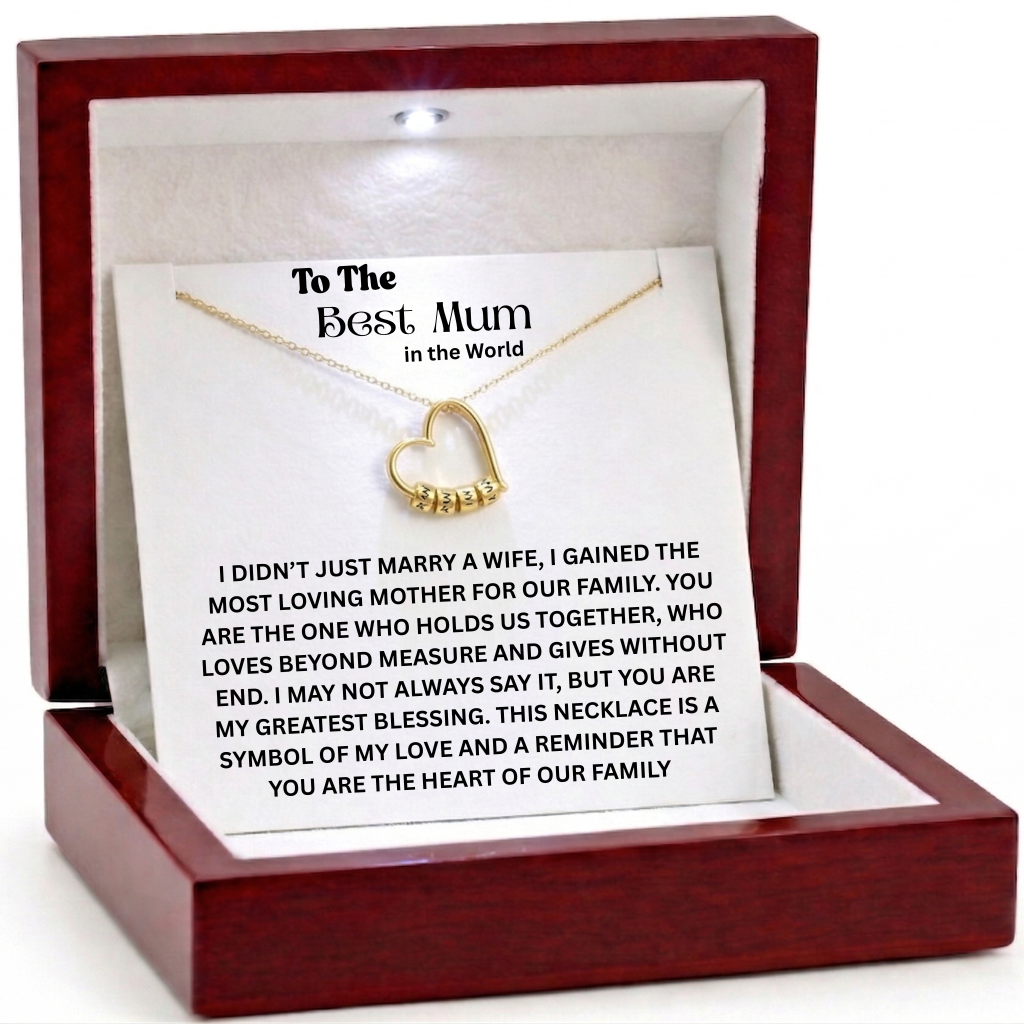 Mom’s Treasures Necklace - A Heart Full of Love