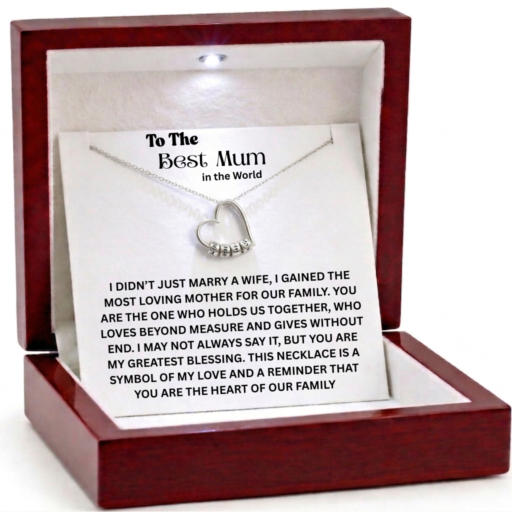 Mom’s Treasures Necklace - A Heart Full of Love