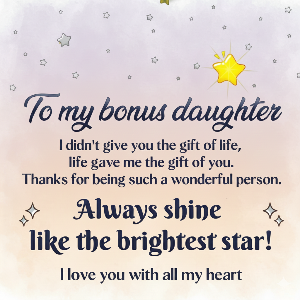 For Bonus Daughter - Always Shine Like The Brightest Star Infinity Heart Bracelet