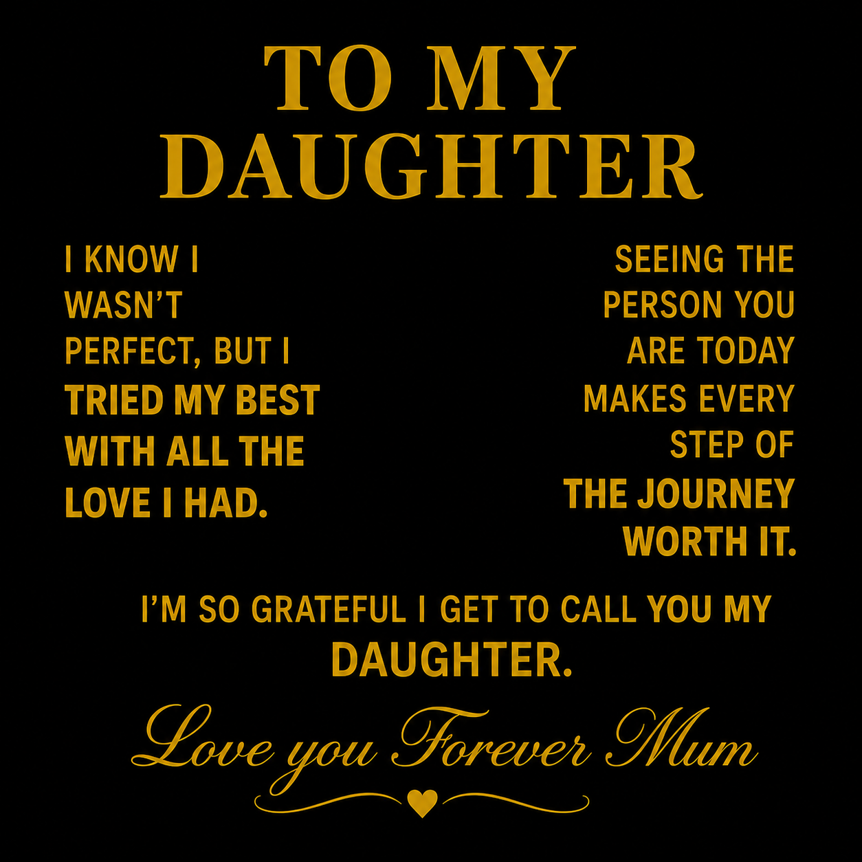 For My Daughter Bound by Love Necklace - Forever connected