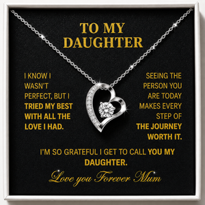 For My Daughter Bound by Love Necklace - Forever connected