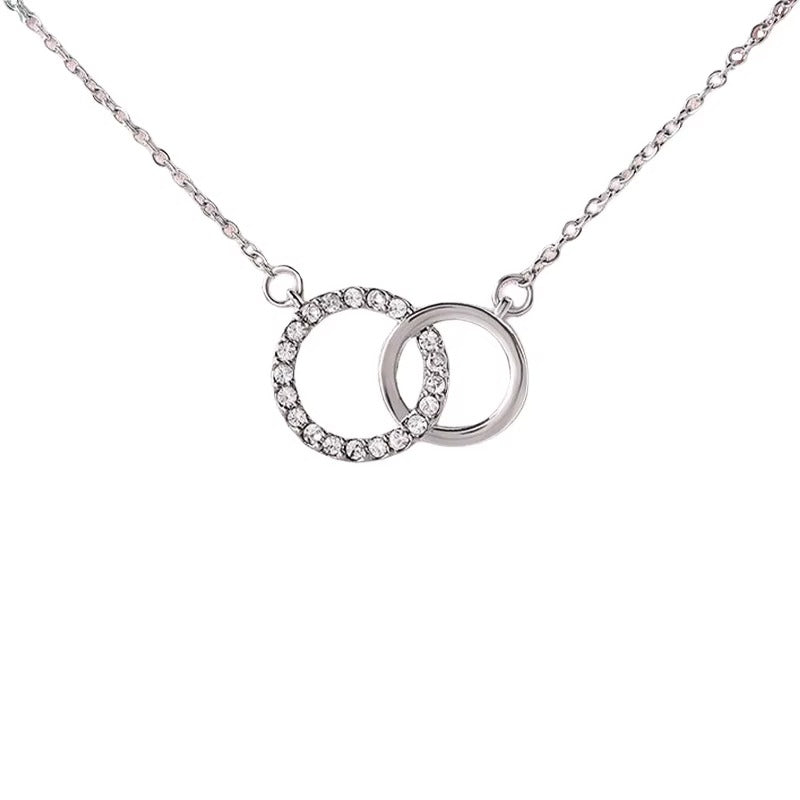 Dear Mum Circle of Love Necklace - Always Connected to Mum