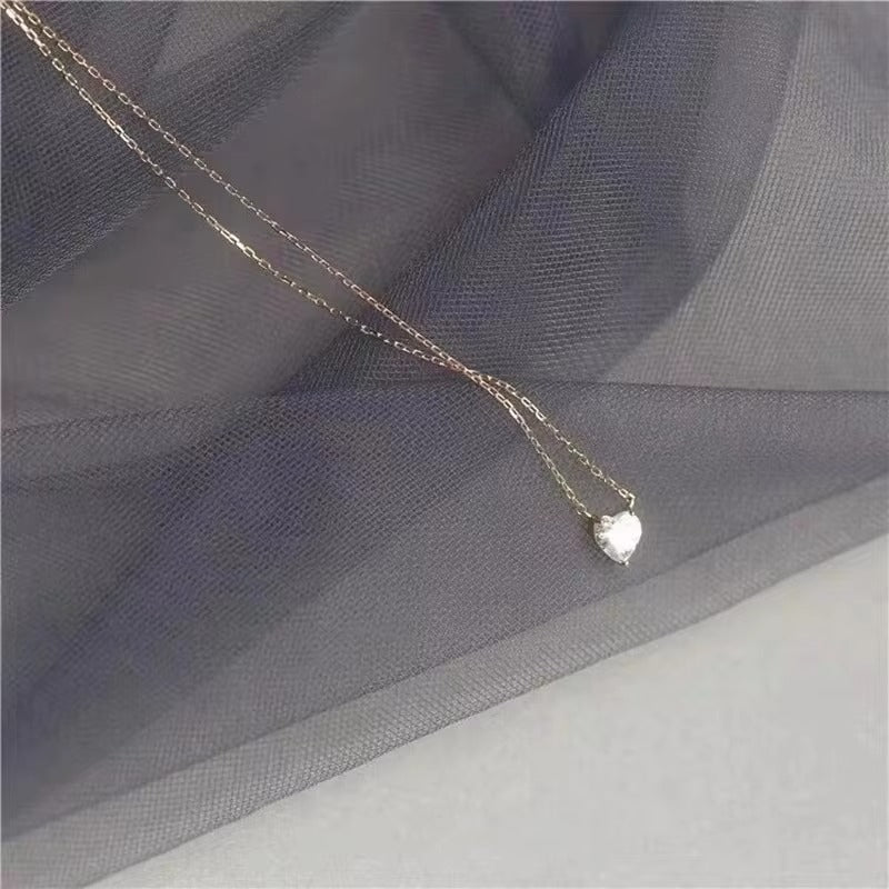 Dear Girlfriend - Happy Valentine’s Day Close to My Heart Necklace - Be Mine, Always