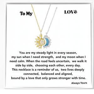 Sun & Moon Couple Necklace Set
