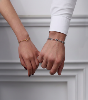 Forever Connected - Photo Projection Couple Bracelet Set