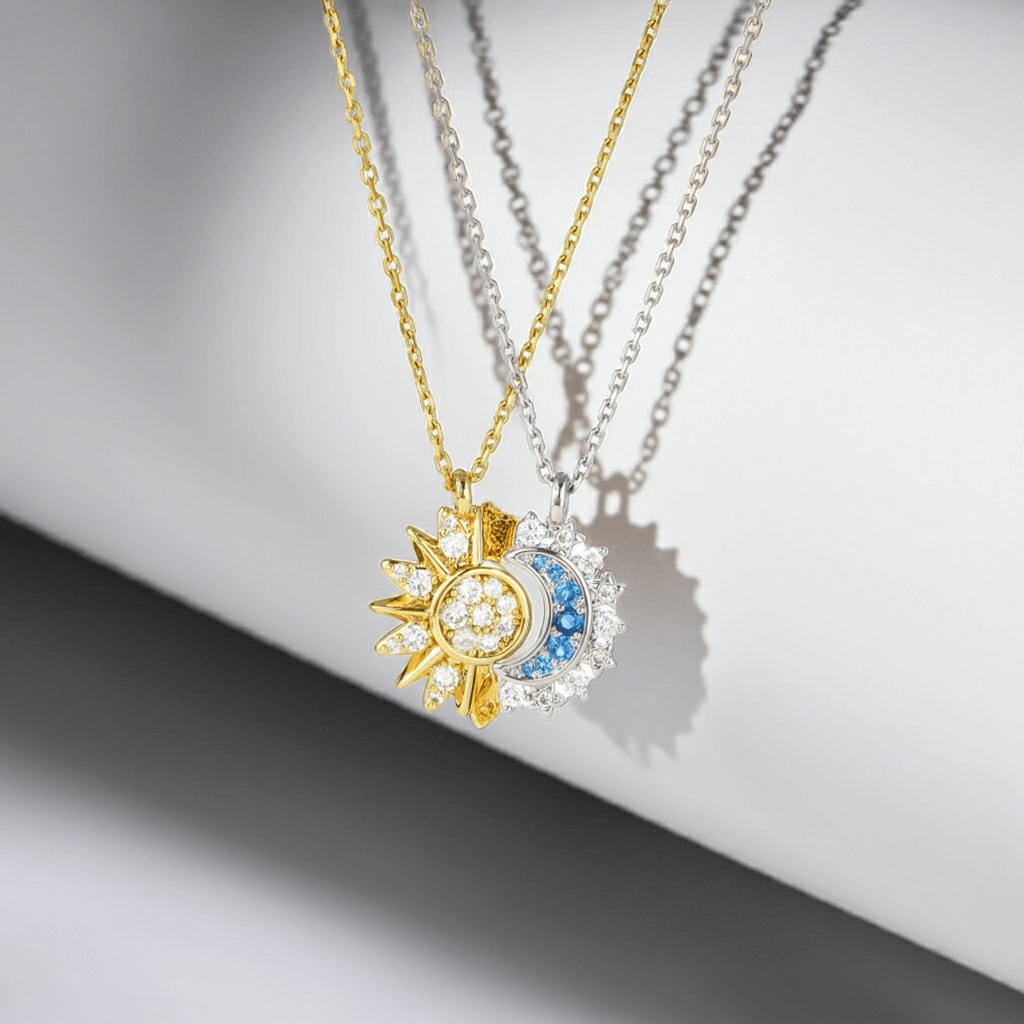Sun & Moon Best Friends Necklace Set