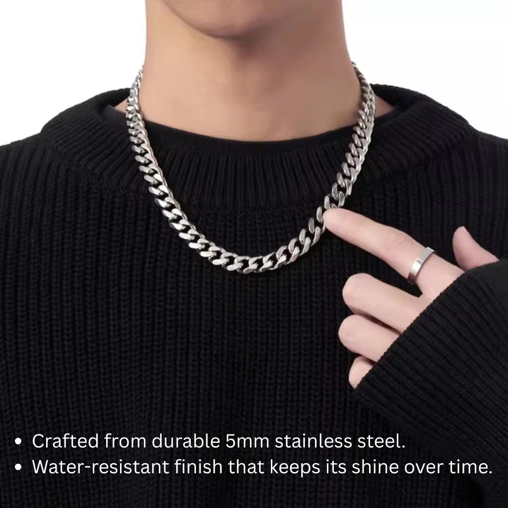 Dearest Grandson Steel Pulse Necklace - My Pride, My Joy